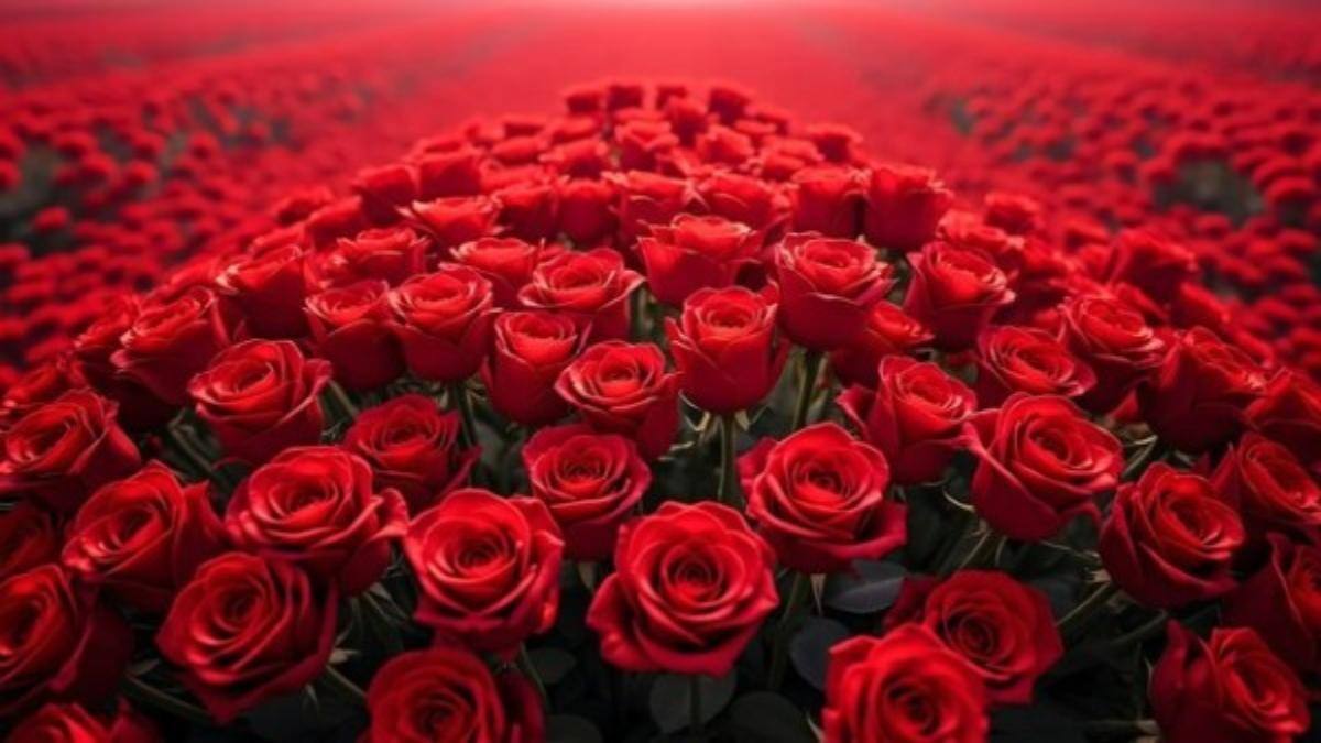 Lovers Day: ரோஜா கடலே.. லவ்வர்ஸ் டே-க்காக பூக்கள் விற்பனை படுஜோர்! டாப் கியரில் விலை!