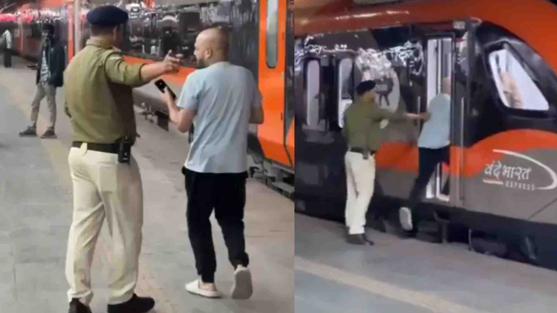 वंदे भारत का 'ऑटोमैटिक' खौफ! दरवाजा बंद होने से बाहर छूटा यात्री, पुलिस की मुस्तैदी ने टाली मुसीबत