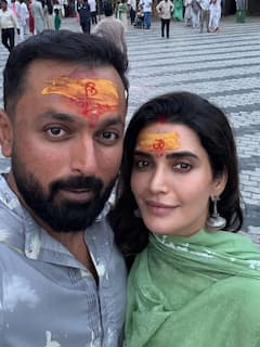 महाशिवरात्रि पर शिव भक्ति में डूबीं एक्ट्रेस करिश्मा तन्ना, पति संग किए महाकाल के दर्शन