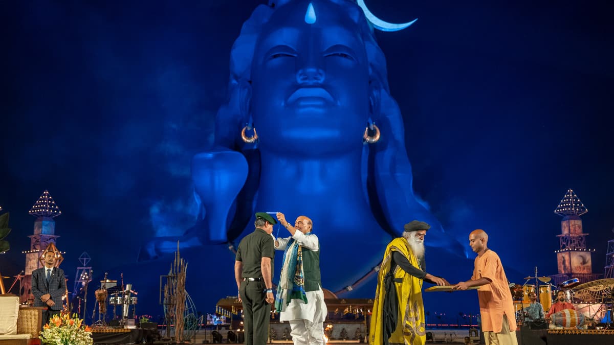 Bhavya Bharat Bhushan Awards 2026: Sadhguru And Rajnath Singh Honour India’s Finest At Isha Mahashivratri