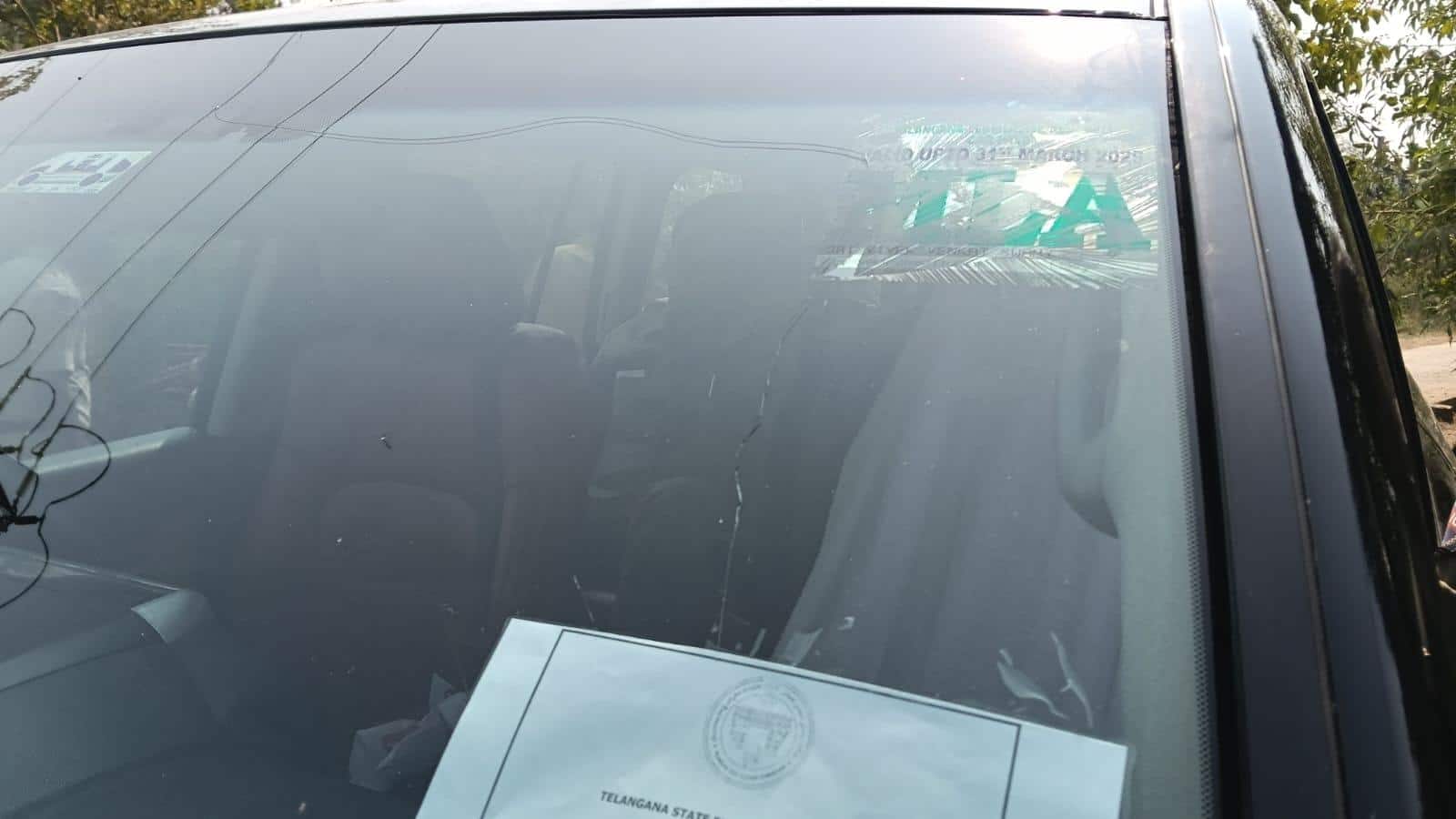 Vivek Venkatswamy: క్యాతనపల్లిలో టెన్షన్ టెన్షన్.. మంత్రి వివేక్ వెంకటస్వామి వాహనంపై ఆందోళనకారుల రాళ్లదాడి