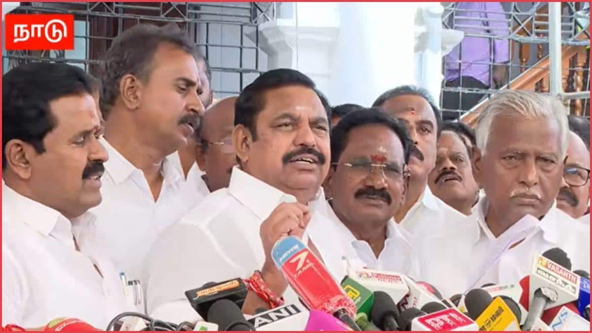 EPS Criticize DMK Govt.: “திராவிட மாடல் என்ற ஏமாற்று மாடல்“; திமுக அரசை கடுமையாக விமர்சித்த எதிர்க்கட்சித் தலைவர் இபிஎஸ்