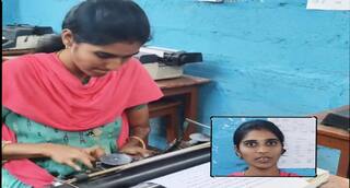 மதுரையில் ஒரே கையால் தட்டச்சு செய்து அசத்தும் இளம்பெண்.. கின்னஸ் செய்து காட்டுவேன் என நம்பிக்கை !