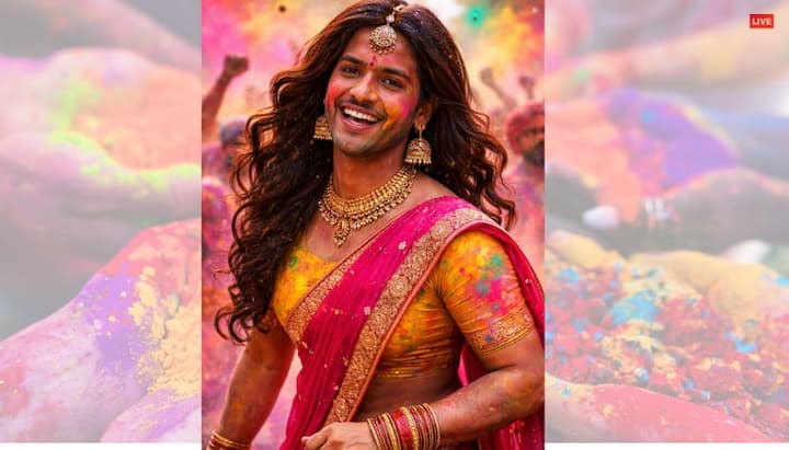 ఆంధ్రప్రదేశ్లోని కర్నూలు జిల్లాలోని సంతేకుడలూర్ గ్రామంలో, హోలీ రోజున పురుషులు చీరలు మరియు నగలు ధరిస్తారు. రతి-కామదేవుని పూజలో భాగంగా ఈ ఆచారాన్ని నిర్వహిస్తారు, ఇక్కడ పురుషులు దేవతను శాంతింపజేయడానికి స్త్రీల వేషధారణ చేస్తారు.