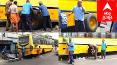 அரசு பேருந்தில் திடீரென கழன்று ஓடிய 2 சக்கரங்கள்! நூலிழையில் உயிர் தப்பிய பயணிகள்... சீர்காழியில் திக்..திக்..