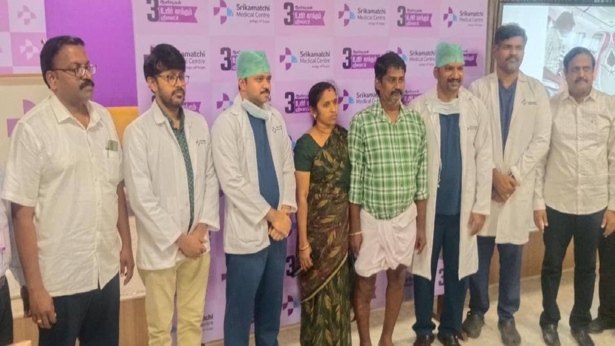 வெட்டுப்பட்ட கால் எலும்புகளை சிறப்பாக அறுவை சிகிச்சை செய்து சாதித்த காமாட்சி மருத்துவமனை மருத்துவர்கள்