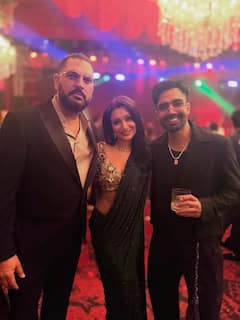 Shikhar Dhawan Wedding: શિખર ધવન અને સોફી શાઈનના ગ્રાન્ડ વેડિંગ: યુવરાજ, રોહિત અને સુરેશ રૈના સહિતના ક્રિકેટરોએ લૂંટી મહેફીલ