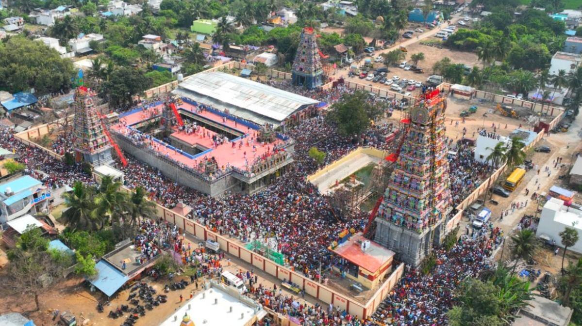 மீண்டெழுந்த சோழர் கால அதிசயம்! முன்னூர் ஆடவல்லீஸ்வரர் கோவில் மகா கும்பாபிஷேகம்...!