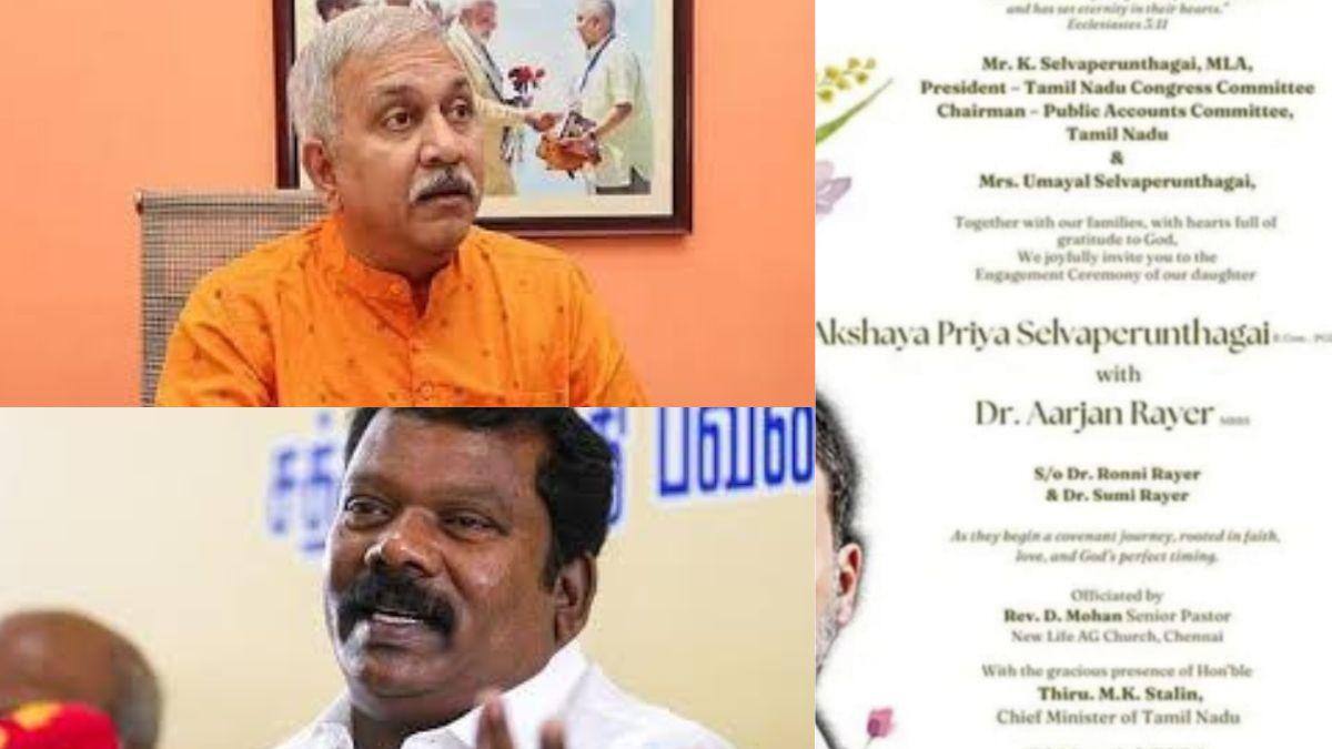 கிறிஸ்தவரான செல்வப்பெருந்தகை தனி தொகுதியில் போட்டியிடுவதா.. உடனே பதவி விலகனும்- சீறும் பாஜக