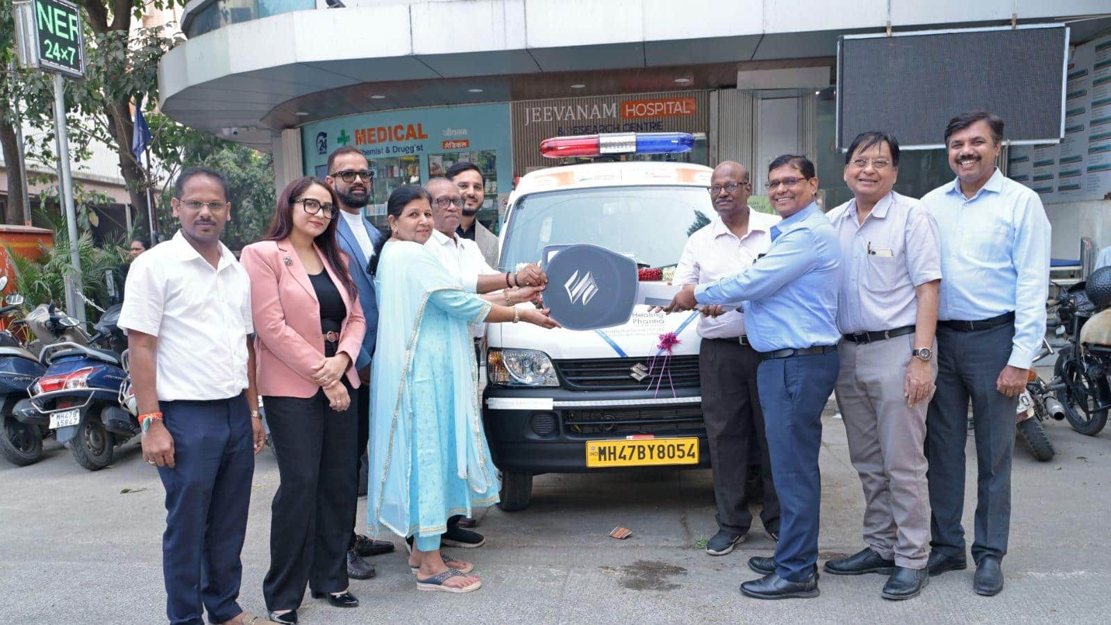 Healing Pharma Strengthens Its Lifesaving Mission With Another CSR Ambulance Donation In Mumbai
