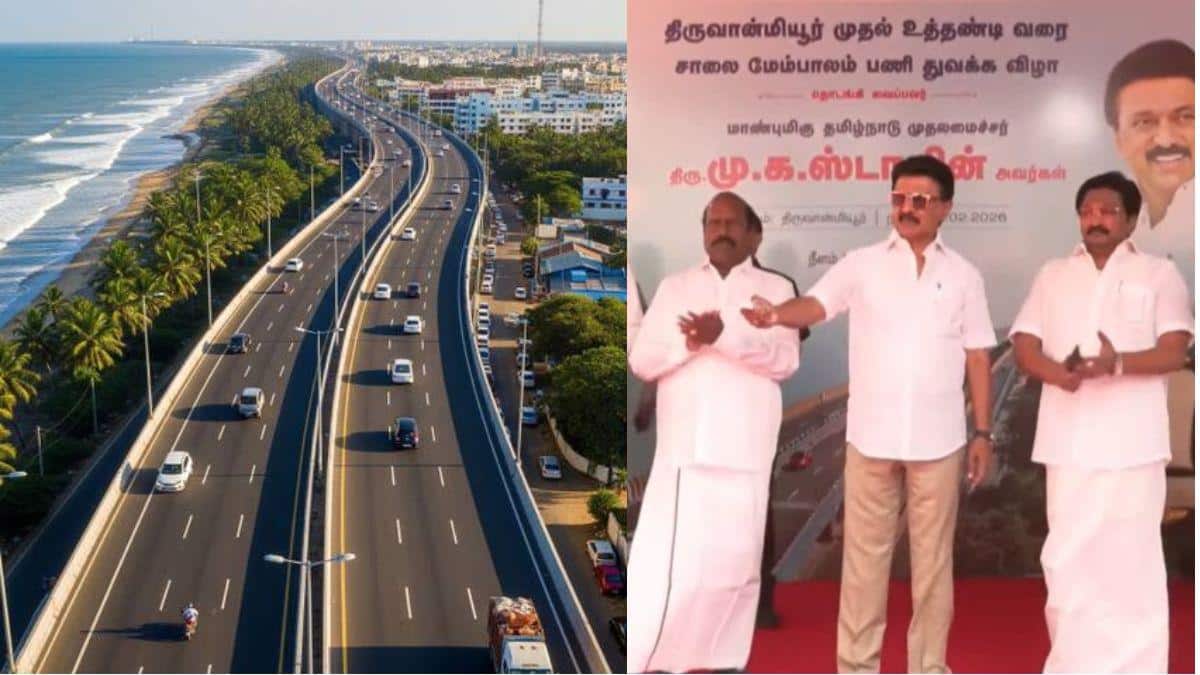 Thiruvanmiyur to Uthandi flyover : திருவான்மியூர் டூ உத்தண்டி வெறும் 10 நிமிடம் தான்.! ரூ.2100 கோடியில் மேம்பாலம்- இவ்வளவு சிறப்பம்சமா.?