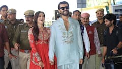 Rashmika-Vijay’s First Appearance After Wedding At Udaipur Airport Melts Hearts