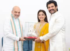 ViRosh Wedding Reception: ప్రధాని మోడీ, అమిత్ షాలను కలిసిన విరోష్... రిసెప్షన్‌కు రమ్మని ఆహ్వానం