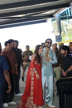 Vijay Deverakonda Rashmika : మిస్టర్ అండ్ మిసెస్ విజయ్ రష్మిక - పెళ్లి తర్వాత ఫస్ట్ టైం కనిపించిన కొత్త జంట