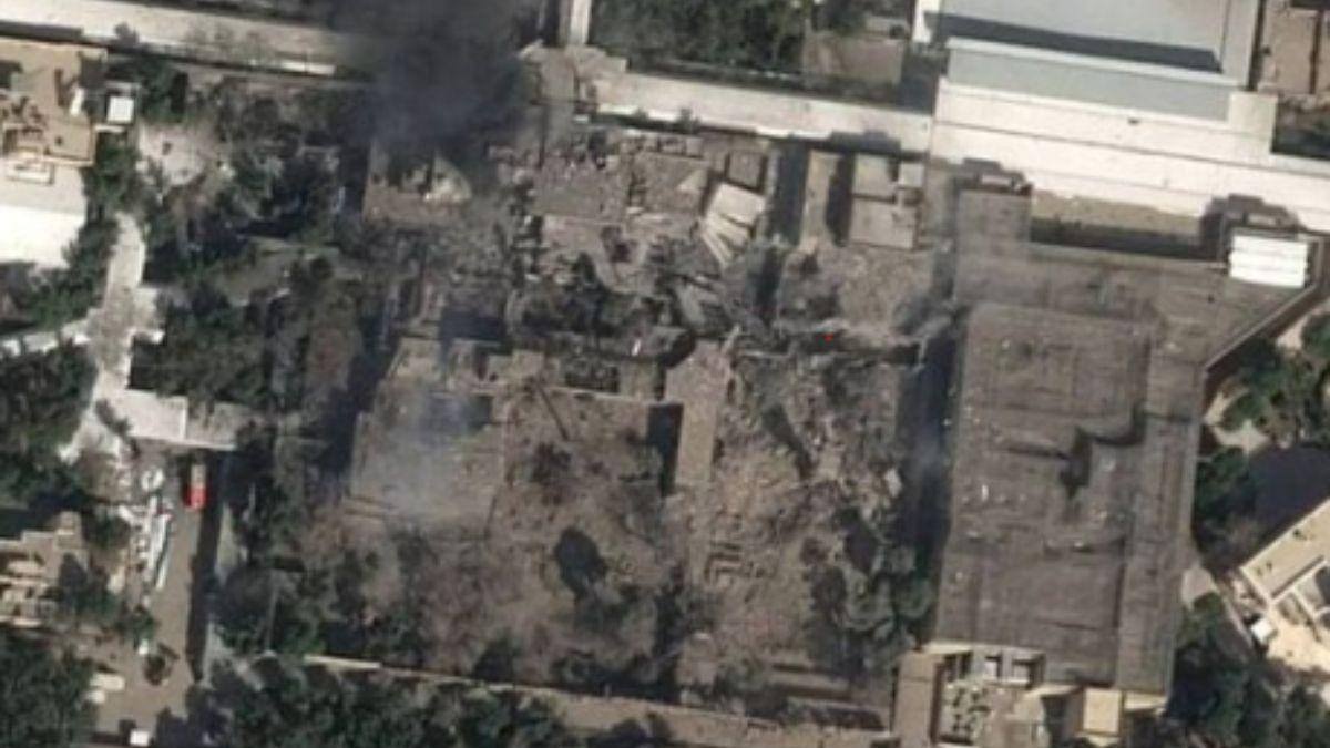 Israel Strike On Iran: US-Israel Strike On Khamenei’s Compound Caught On Camera For First Time
