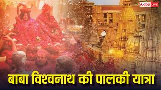 Kashi Vishwanath VIDEO: काशी में शुरू हुई होली, एकादशी पर गुलाल उड़ाकर शिव-पार्वती का कराया गौना
