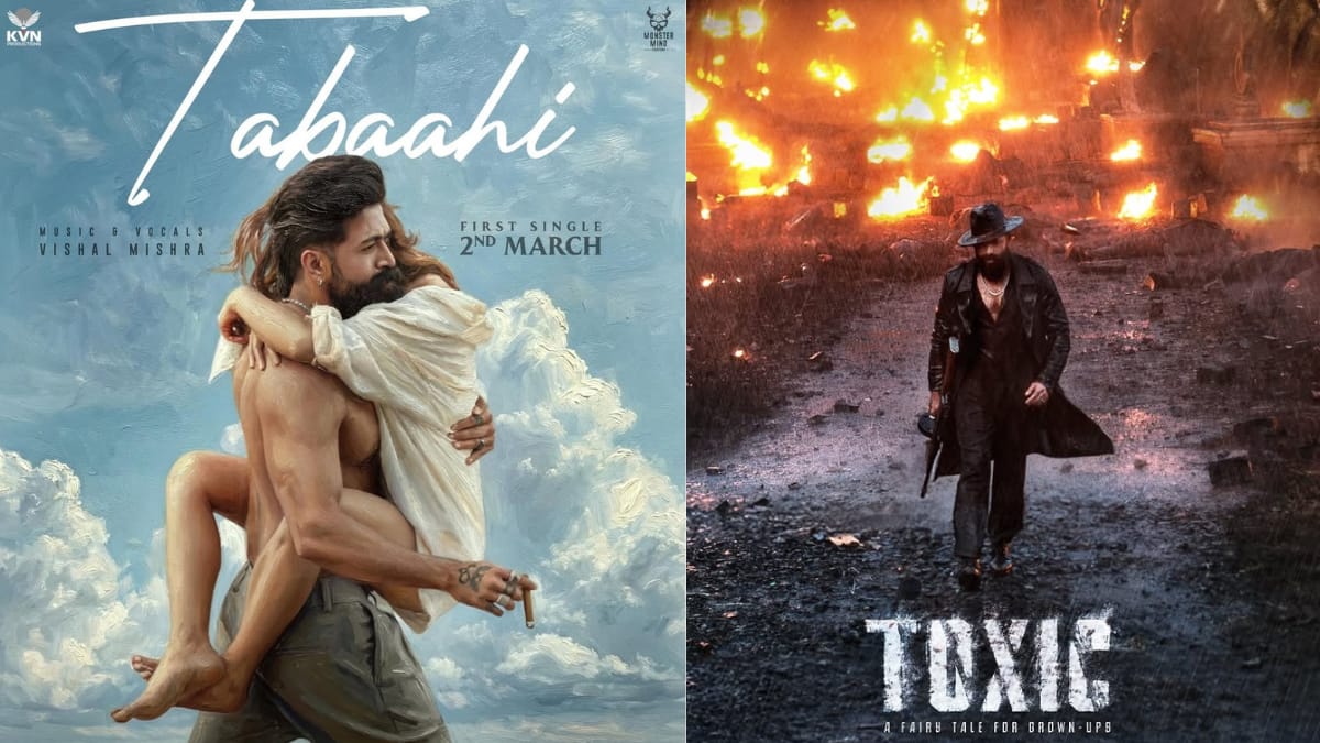 टॉक्सिक के 'तबाही' पोस्टर ने मचाया बवाल, यश-कियारा की केमिस्ट्री पर फिदा हुए फैंस