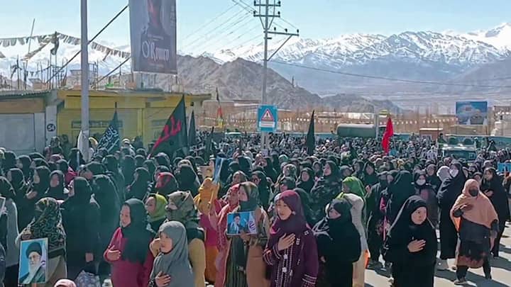 Members of the Shia Muslim community assembled in several Indian cities following reports of the killing of Iran’s Supreme Leader, Ayatollah Ali Khamenei, in Israeli-US strikes. (Image Source: ANI)