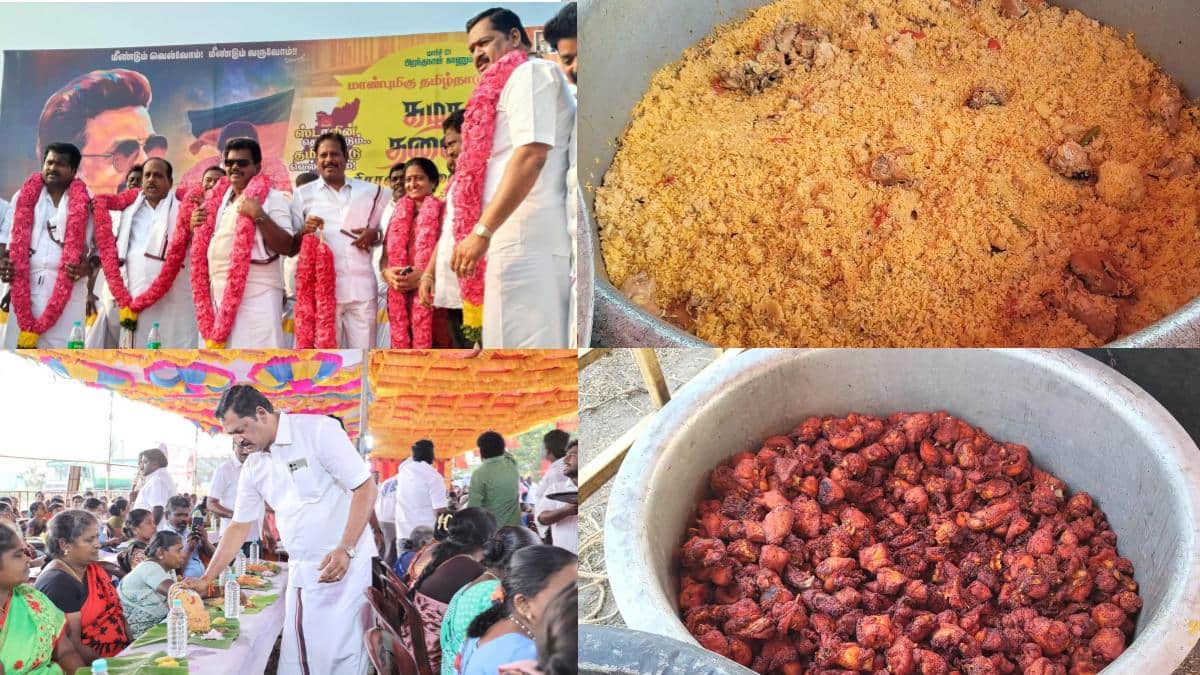 காஞ்சிபுரத்தில் முதல்வர் பிறந்தநாள்: 1000 பேருக்கு சிக்கன் பிரியாணி விருந்து! திமுகவின் நெகிழ்ச்சியான செயல்!