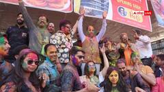 मंडी में जयराम ठाकुर ने खेली होली, राजनीति में 28 साल पूरे, 'जनता का आशीर्वाद मेरी ताकत'
