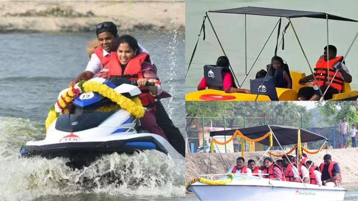 Tiruvottiyur boat house : திருவொற்றியூர் மக்களுக்கு கொண்டாட்டம்.! வாட்டர் ஸ்கூட்டர் முதல் அக்வா ரோலர் வரை- கட்டணம் இவ்வளவு தானா.?