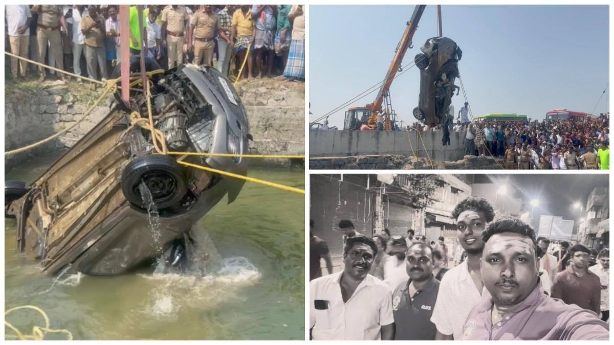 செஞ்சி அருகே கோர விபத்து: கிணற்றுக்குள் கார் பாய்ந்து சென்னையைச் சேர்ந்த 4 பேர் பரிதாப உயிரிழப்பு!