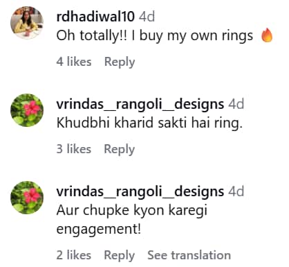 कंगना रनौत ने लेटेस्ट फोटोज में फ्लॉन्ट की डायमंड रिंग, लोगों ने पूछा- 'सगाई हो गई क्या?' फैंस ने किया बचाव