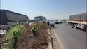 Accident News : पुणे-बंगळुरू  हायवेवर विचित्र अपघात; एसटी महामंडळाच्या हिरकणी बसचा टायर फुटला अन् बस थेट दुभाजकावर आदळली