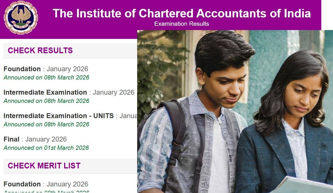 ICAI CA 2026: ஆடிட்டர் ஆகலாம்.. வெளியான சிஏ தேர்வு முடிவுகள்: இன்ட்டர், பவுண்டேஷன் முடிவுகளை உடனே அறிவது எப்படி?