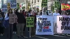 इराक लक्षात ठेवा! खोटारट्यावर आधारित युद्ध नकोत; थेट इराणवरील अमेरिका-इस्रायली हल्ल्यांविरोधात व्हाईट हाऊससमोर एल्गार