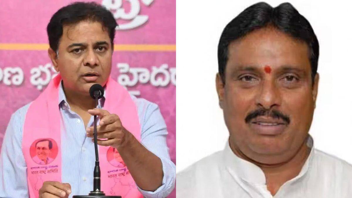 కాంగ్రెస్ నుంచి ఎంపీగా పోటీ చేసిన వ్యక్తికే క్లిన్ చిట్, ప్రజల తీర్పును అవమానించడం: కేటీఆర్