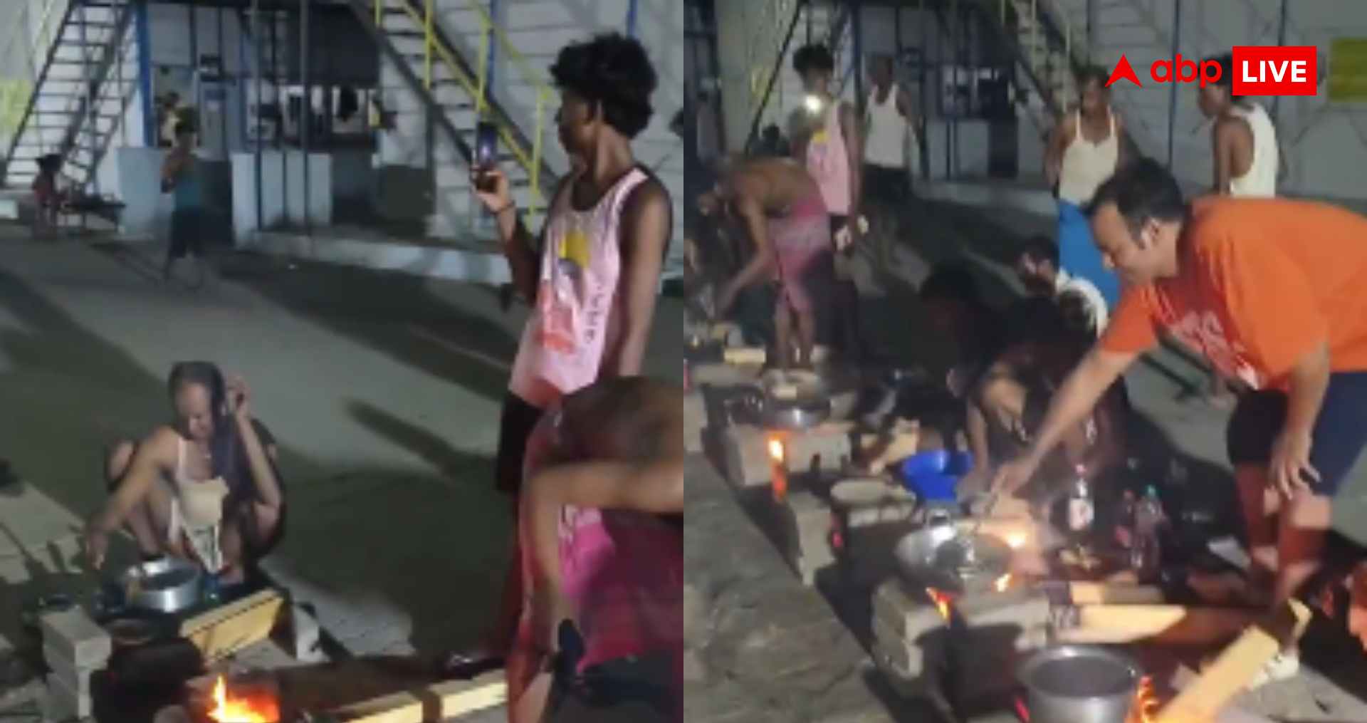 चेन्नई की कंपनी में खत्म हुई गैस, UP-बिहार के मजदूरों ने देसी जुगाड़ से बनाया खाना; देखें वीडियो