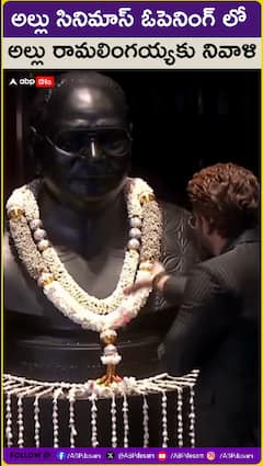 అల్లు సినిమాస్ ఓపెనింగ్ లో అల్లు రామలింగయ్యకు నివాళి