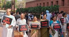 VIDEO: Opposition MPs Protest In Parliament Over Nationwide LPG Cylinder Shortage