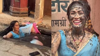 फोन चलाते- चलाते कीचड़ में जा गिरी रुतुजा सावंत, 'दो दुनिया एक दिल' से एक्ट्रेस का बीटीएस वीडियो हुआ वायरल