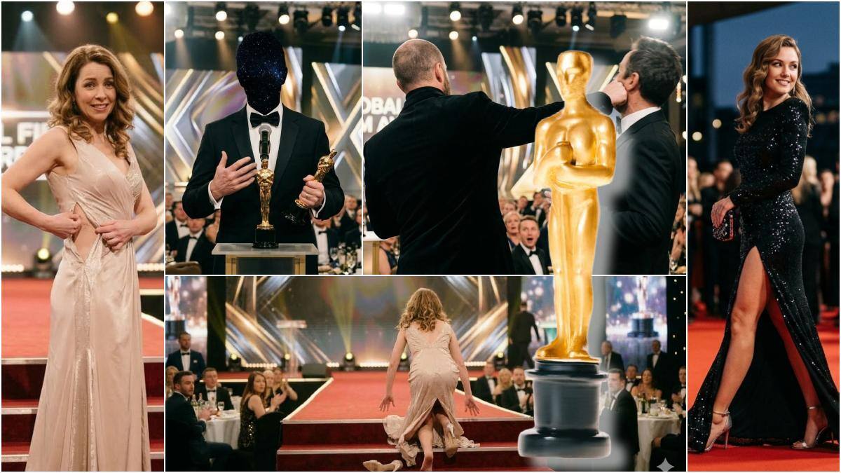 Oscar: ఆస్కార్స్‌లో షాకింగ్ మూమెంట్స్... చిరిగిన డ్రస్ నుంచి తగిలిన చెంపదెబ్బల వరకూ - వివాదాల వేడుక