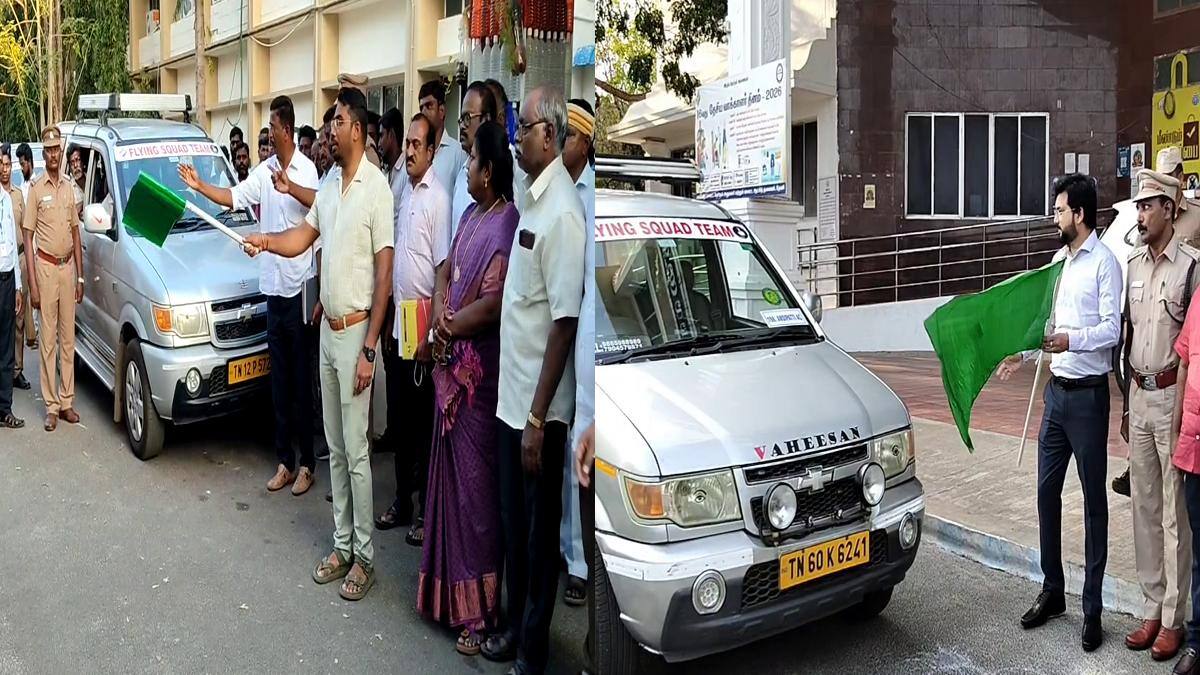 தமிழக தேர்தல்: திண்டுக்கல், தேனியில் பறக்கும் படை அதிரடி! வாக்காளர்களுக்கு காத்திருக்கும் முக்கிய அறிவிப்பு!