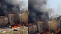 Fire Accident News: रुपीनगरमध्ये सिलिंडर स्फोटाने भीषण आग; बससह भंगार दुकानं जळून खाक, आगीचे अन् धुराचे लोट...