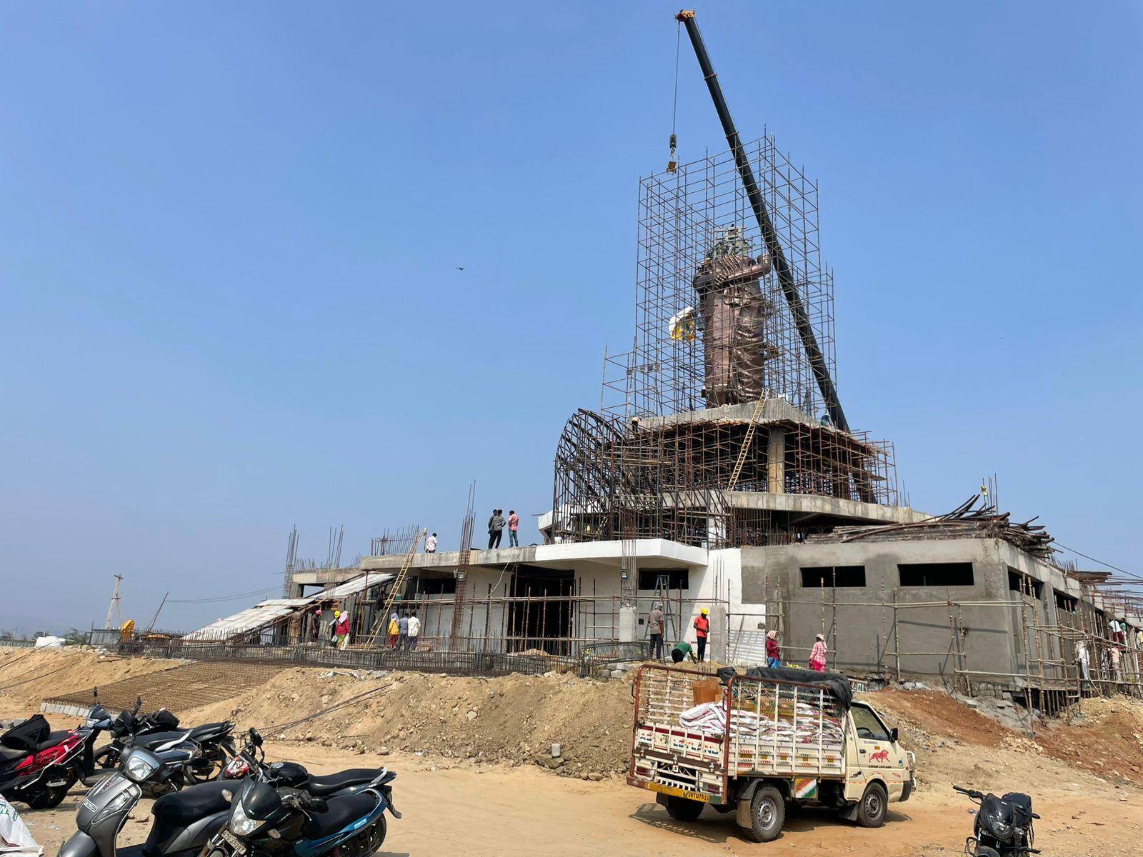 Potti Sriramulu Statue: నేడే 58 అడుగుల పొట్టి శ్రీరాముల విగ్రహం ఆవిష్కరణ.. అమరావతిలో అమరజీవి స్మారకం