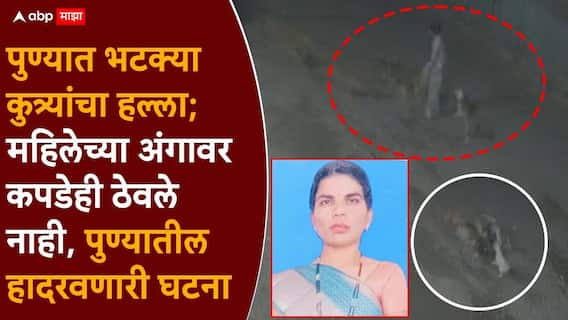 Dog Attack in Pune: पुण्यात महिलेचा विवस्त्र मृतदेह सापडला, CCTV मध्ये भयंकर दृश्य, भटक्या कुत्र्यांचा हादरवणारा हल्ला, अंगावर कपडाही ठेवला नाही