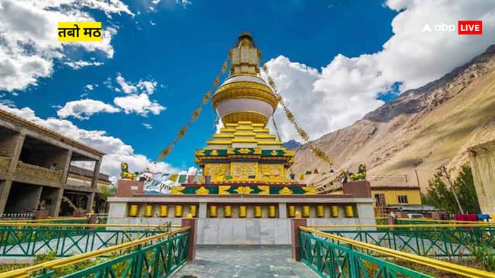 हिमाचल प्रदेश के ही सुदूर स्पीति घाटी में स्थित तबो मठ भारत के सबसे पुराने जीवित बौद्ध स्थलों में से एक है. पश्चिमी हिमालयी गुगे साम्राज्य के राजा येशे-ओ द्वारा 996 ईस्वी में स्थापित इसे आमतौर पर भित्ति चित्रों के लिए हिमालय का अंजता कहा जाता है.