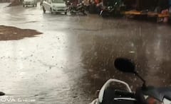 धारवाडमध्ये हिमवर्षावस, वयोवृद्ध म्हणाले असा पाऊस बिघतला नाही; धाराशिवमध्येही मोठ-मोठ्या गारांचा पाऊस