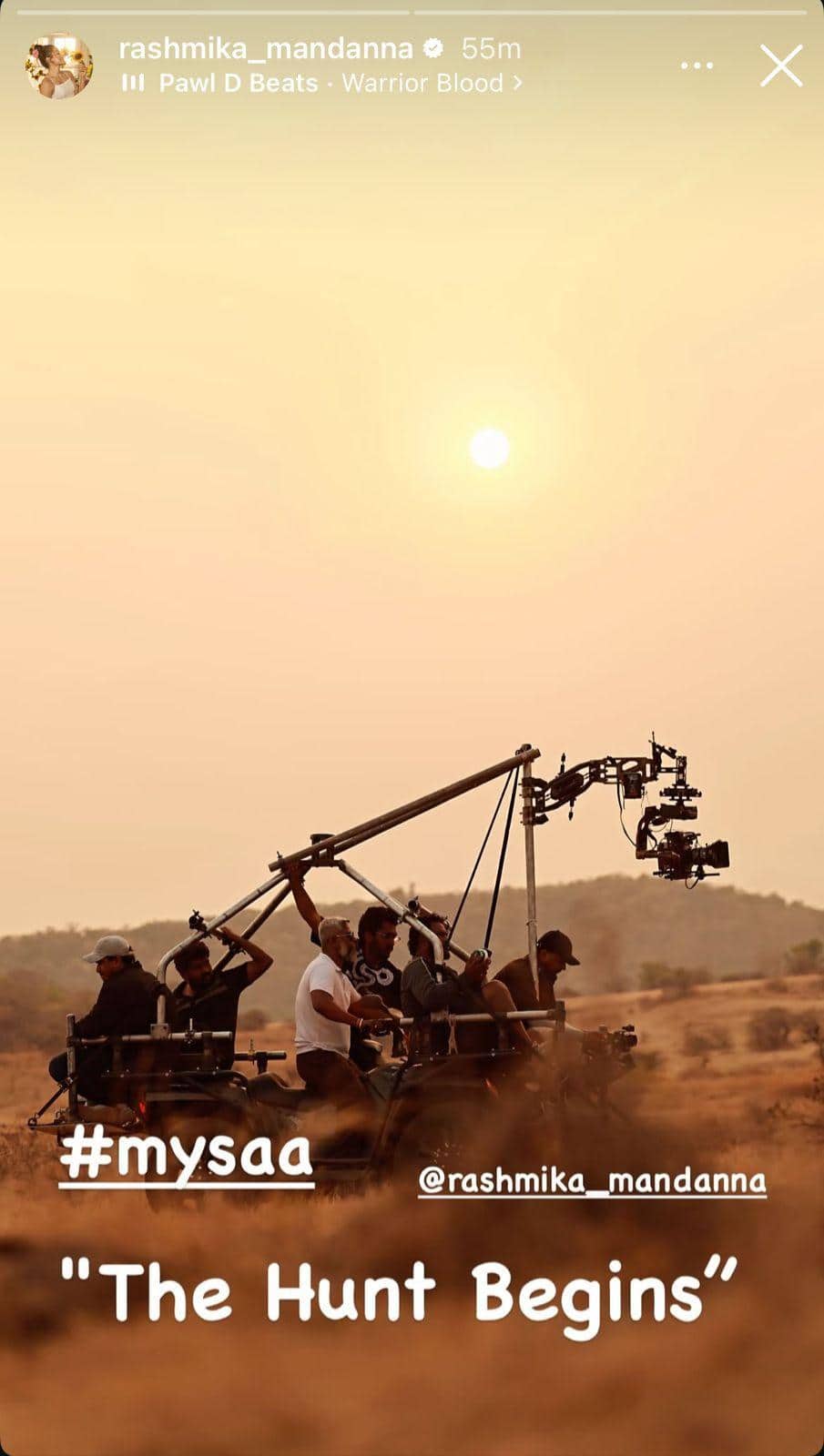 शादी के बाद काम पर लौटीं रश्मिका मंदाना, 'मैसा' के सेट से पोस्ट शेयर कर दिया बड़ा अपडेट