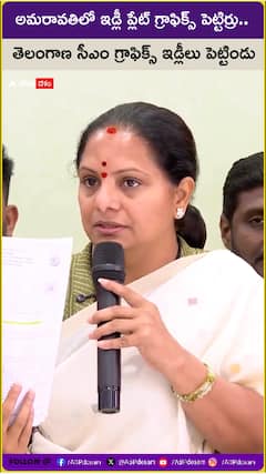 అమ‌రావ‌తిలో ఇడ్లీ ప్లేట్ గ్రాఫిక్స్ పెట్టిర్రు.. తెలంగాణ సీఎం గ్రాఫిక్స్ ఇడ్లీలు పెట్టిండు