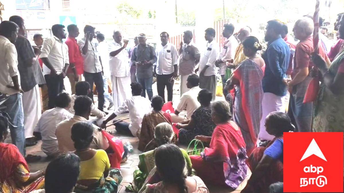 நகராட்சி ஆணையரின் அலட்சியப் போக்கால் வெடித்த போராட்டம் - வட்டாட்சியர் சமரச பேச்சு... மயிலாடுதுறையில் பரபரப்பு...