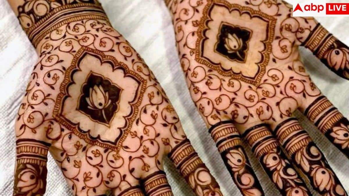 How should mehndi be applied during Navratri? Mother becomes happy with these 9 designs 2 Navratri Mehndi Designs: How should Mehndi be applied during Navratri? Mother becomes happy with these 9 designs