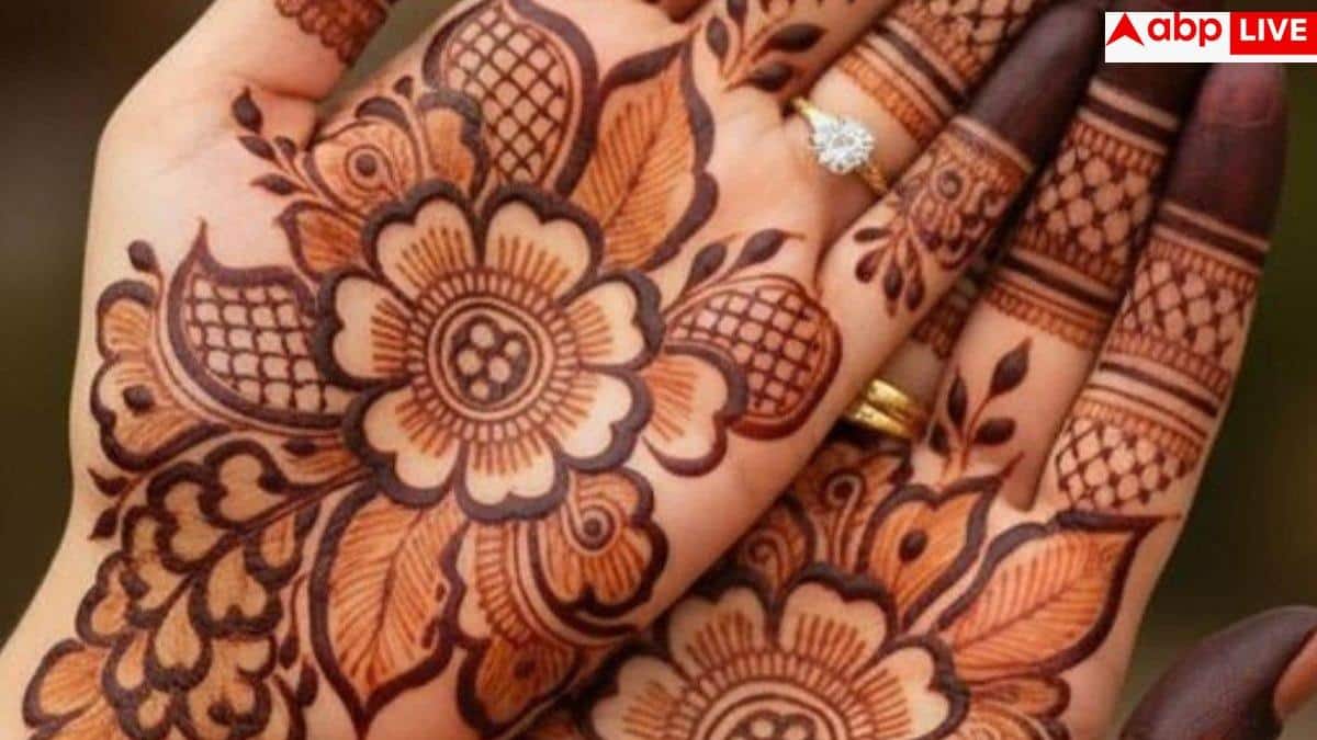 How should mehndi be applied during Navratri? Mother becomes happy with these 9 designs 6 Navratri Mehndi Designs: How should Mehndi be applied during Navratri? Mother becomes happy with these 9 designs