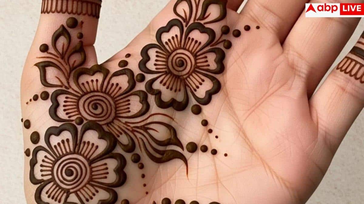 How should mehndi be applied during Navratri? Mother becomes happy with these 9 designs 1 Navratri Mehndi Designs: How should Mehndi be applied during Navratri? Mother becomes happy with these 9 designs