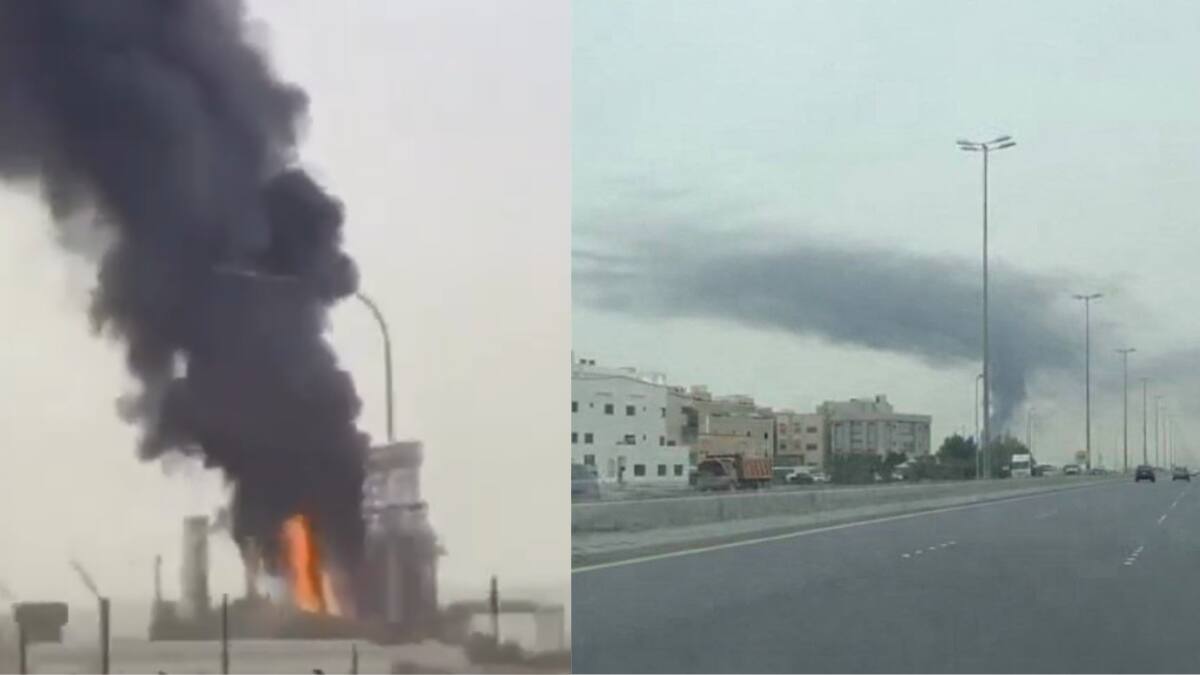 Drone Strikes Hit Kuwait’s Key Mina Al-Ahmadi Refinery, Fire Breaks Out