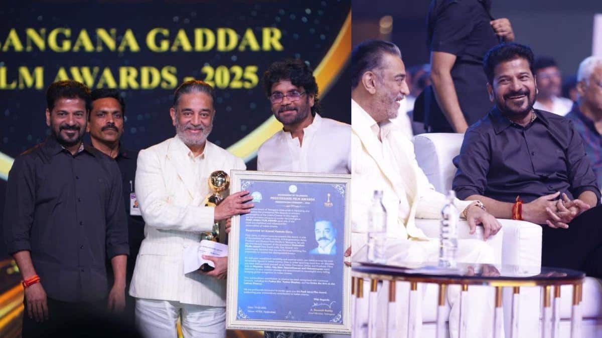 Kamal Haasan: கமல்ஹாசனுக்கு கௌரவம்.. பைடி ஜெய்ராஜ் விருது வழங்கி சிறப்பித்த தெலங்கானா அரசு!